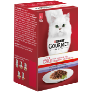 Gourmet Mon Petit Selecção com Carnes 6x50gr